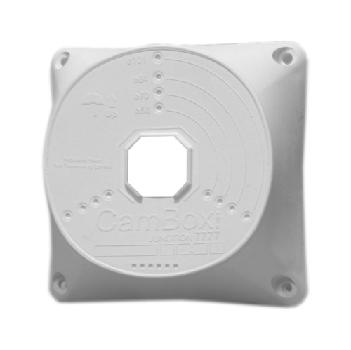 Junction box for dome cameras - CBOX-NX7-7777