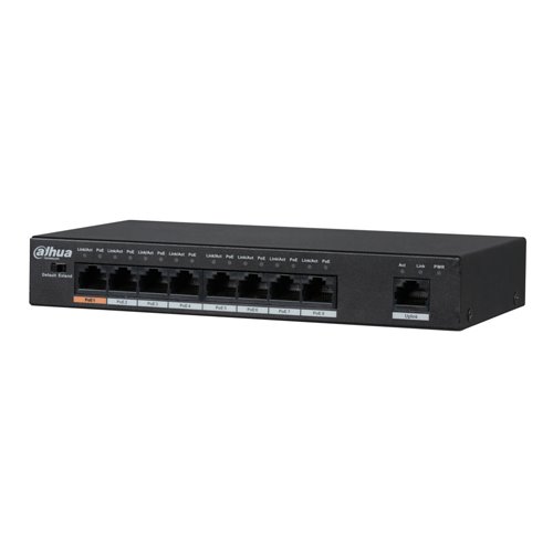 PFS3009-8ET-96 - Unmanaged switch (L2) 8 port PoE/Po…