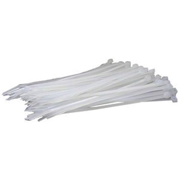 DEM-783 - Bag of 100 white nylon cable ties w…