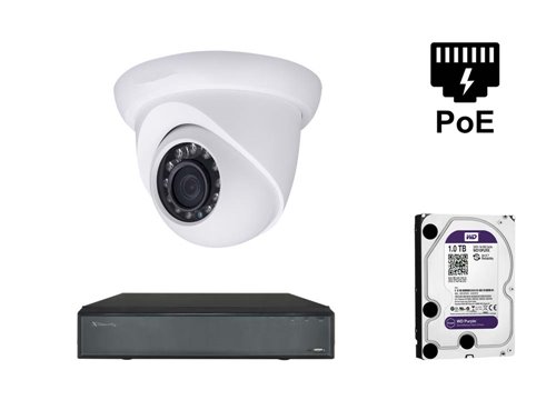 5 MP X-Security IP Camera - KIT1-XS-IPDM741WH-5