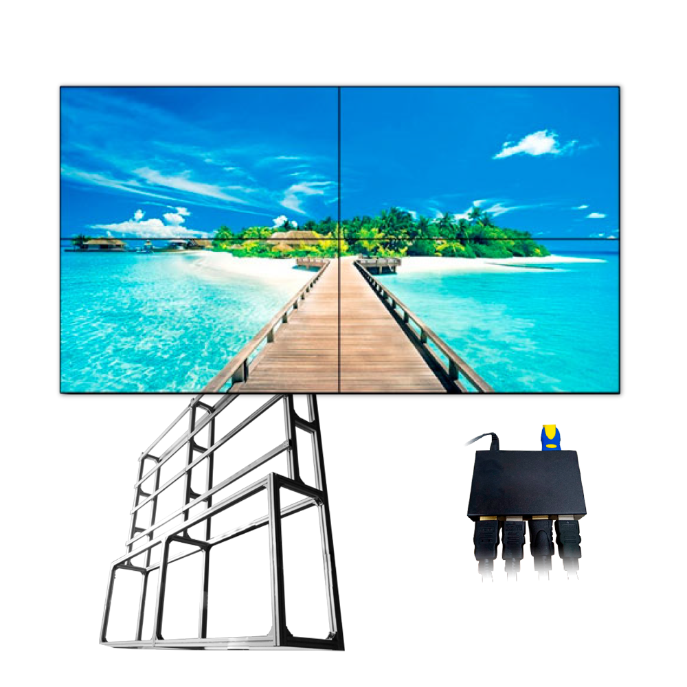 Complete Videowall Kit - KIT-VIDEOWALL55-2X2-FLOOR