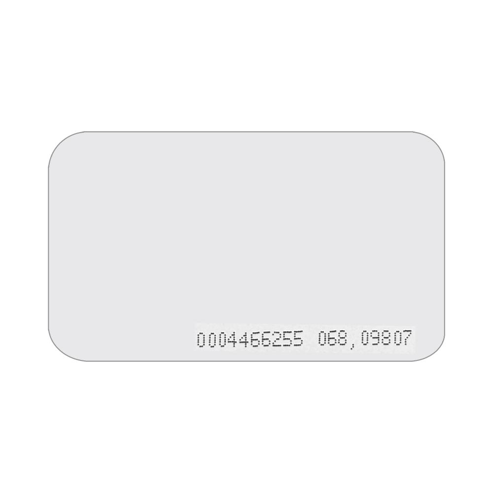 Numbered proximity card - MF-CARD-N