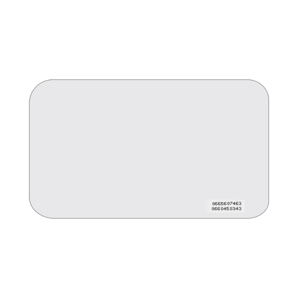 Numbered proximity card - RFID-CARD-N