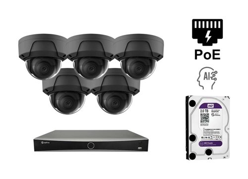 Safire 2 Megapixel IP Camera - KIT5-SF-IPD835HG-2E