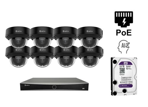 6 MP IP Turret Camera - KIT8-SF-IPD834ZHB-2P