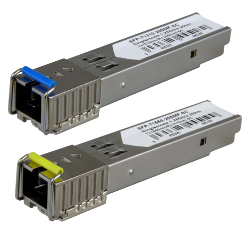 Pair of SFP transceiver modules - SFP-TR1513-20SMF-SC