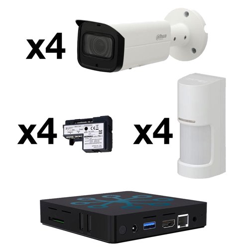 VIM-12M180-DAHUA - DAHUA residential Optex 2 kit compo…