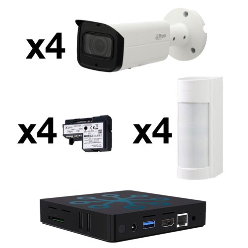VIM-12M90-DAHUA - 1 DAHUA residential Optex kit compo…