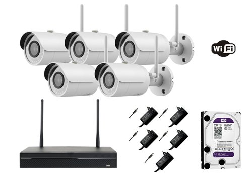 2 Megapixel ECO Range IP Camera - KIT5-XS-IPCV026H-2EW