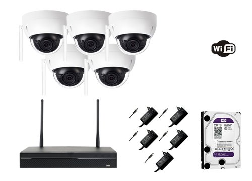 X-Security IP 3 Megapixel Camera - KIT5-XS-IPDM843-3W-0360