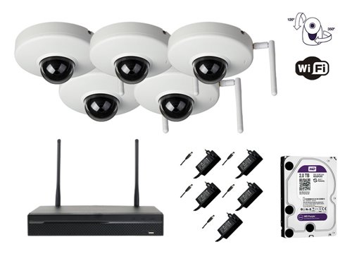 Pan and Tilt IP camera - KIT5-XS-IPPT050SW-2W