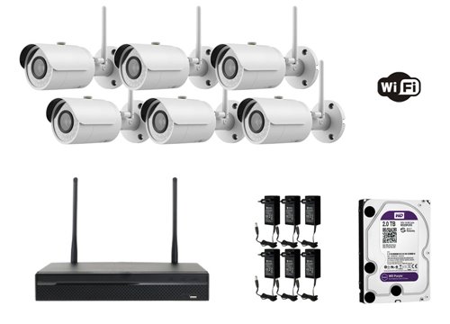 2 Megapixel ECO Range IP Camera - KIT6-XS-IPCV026H-2EW