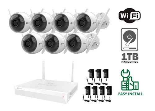 Ezviz 2 MP Wifi Camera - KIT7-EZ-C3WN