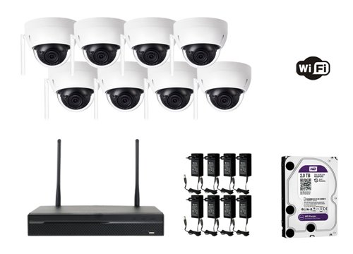 X-Security IP 3 Megapixel Camera - KIT8-XS-IPDM843-3W-0360