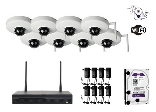 Pan and Tilt IP camera - KIT8-XS-IPPT050SW-2W