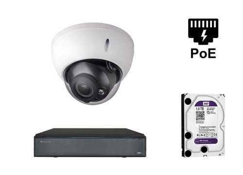 4 Megapixel IP Camera - KIT1-XS-IPDM844ZWA-4