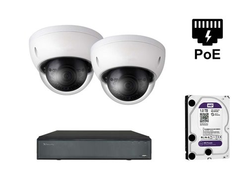 4 Megapixel IP Camera - KIT2-XS-IPDM843W-4