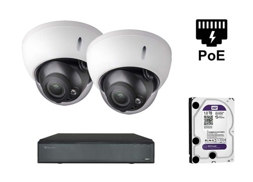 4 Megapixel IP Camera - KIT2-XS-IPDM844ZWA-4