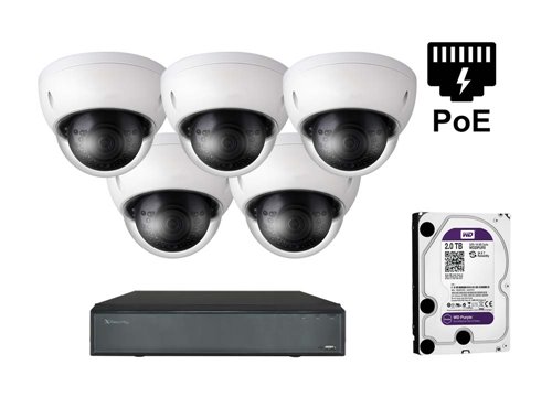 4 Megapixel IP Camera - KIT5-XS-IPDM843W-4