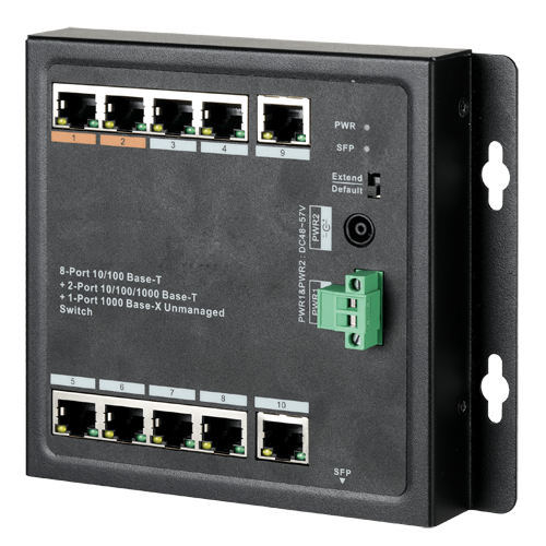 X-Security HiPoE Switch - XS-SW1108HIPOE-96DIN