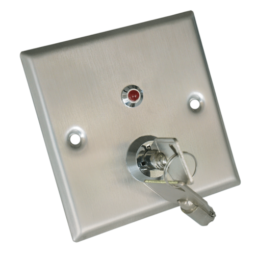 Push button with key - YKS-850LS